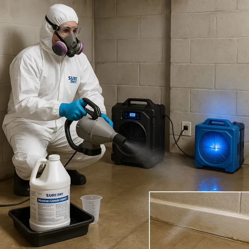 Sanitization and Odor Removal process in Colonie, NY